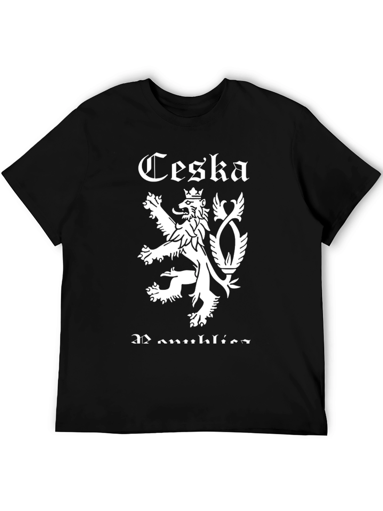 Czech Republic Lion Graphic T-Shirt