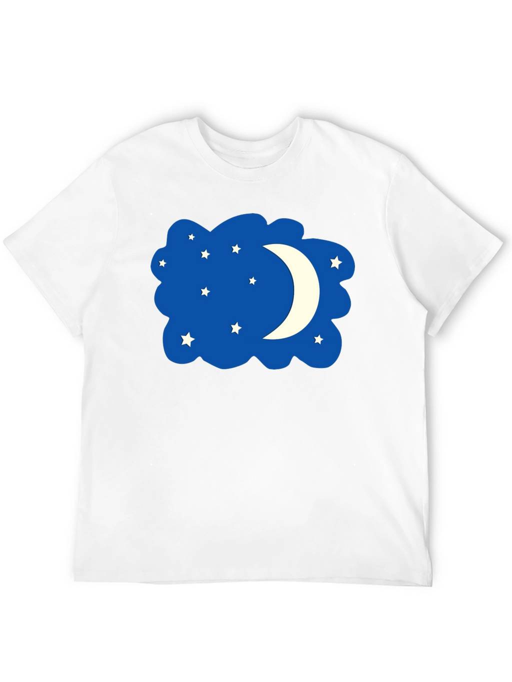 Night Sky T-Shirt - Stars and Moon Design