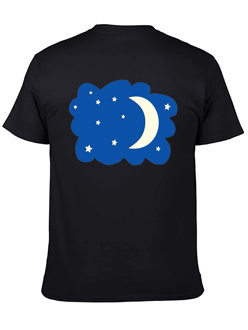 Night Sky T-Shirt - Stars and Moon Design