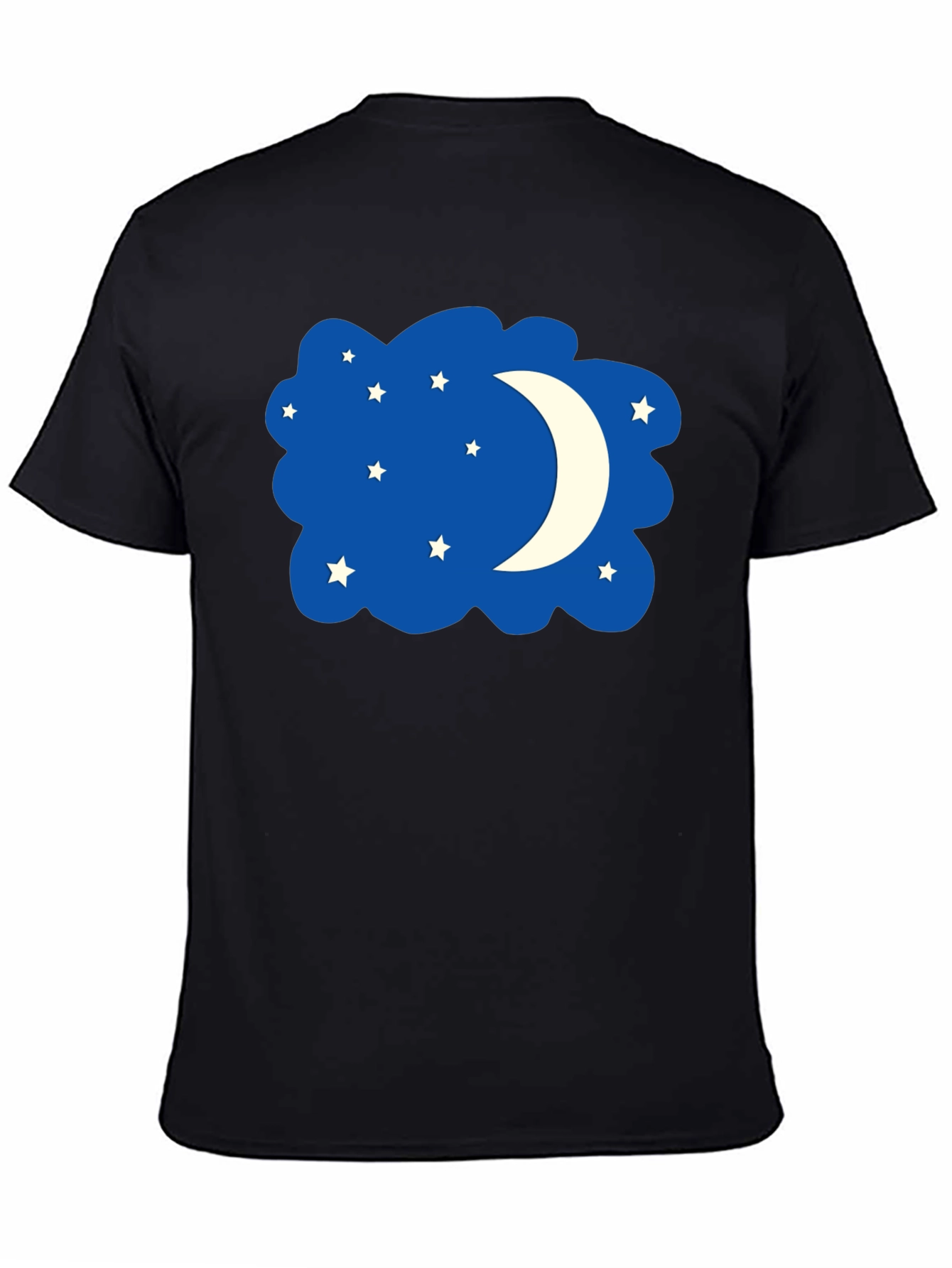 Night Sky T-Shirt - Stars and Moon Design