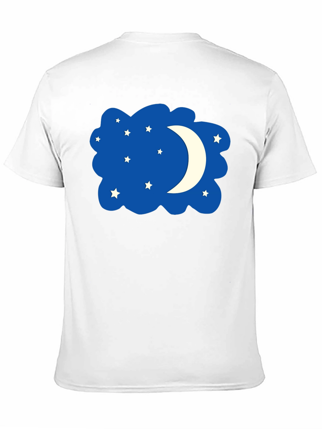 Night Sky T-Shirt - Stars and Moon Design