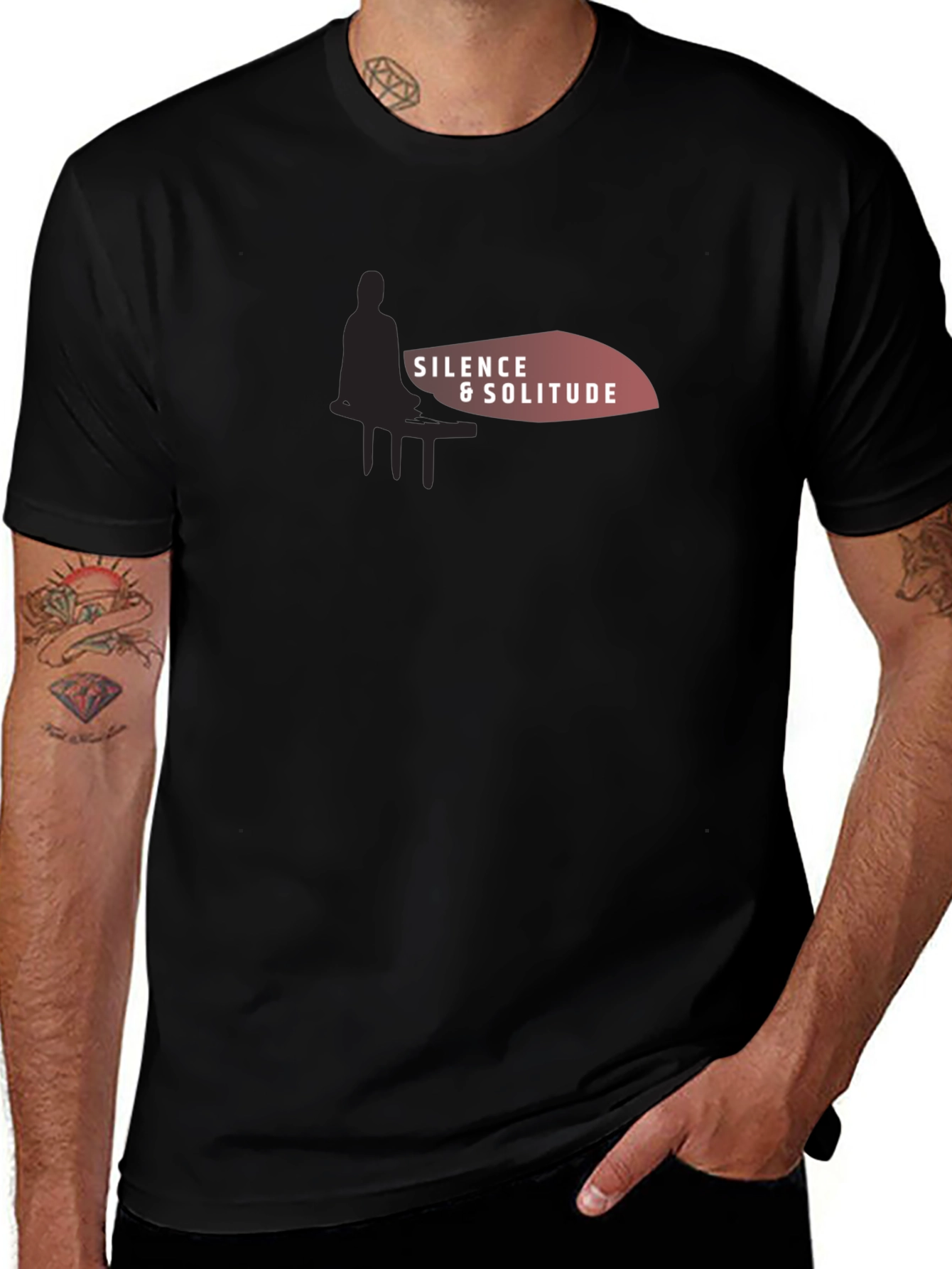 Silence & Solitude Graphic T-Shirt - Relaxed Comfort
