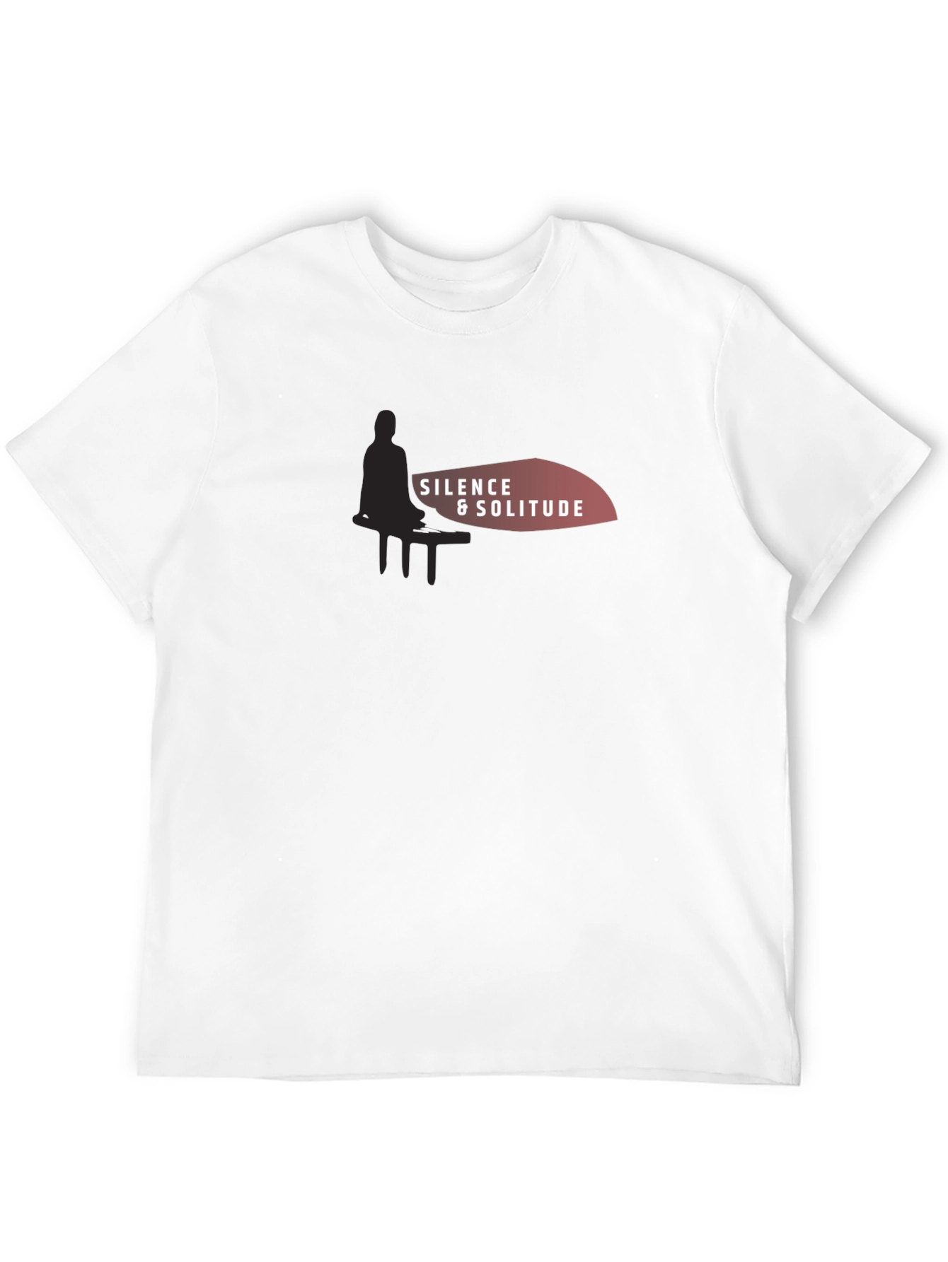 Silence & Solitude Graphic T-Shirt - Relaxed Comfort