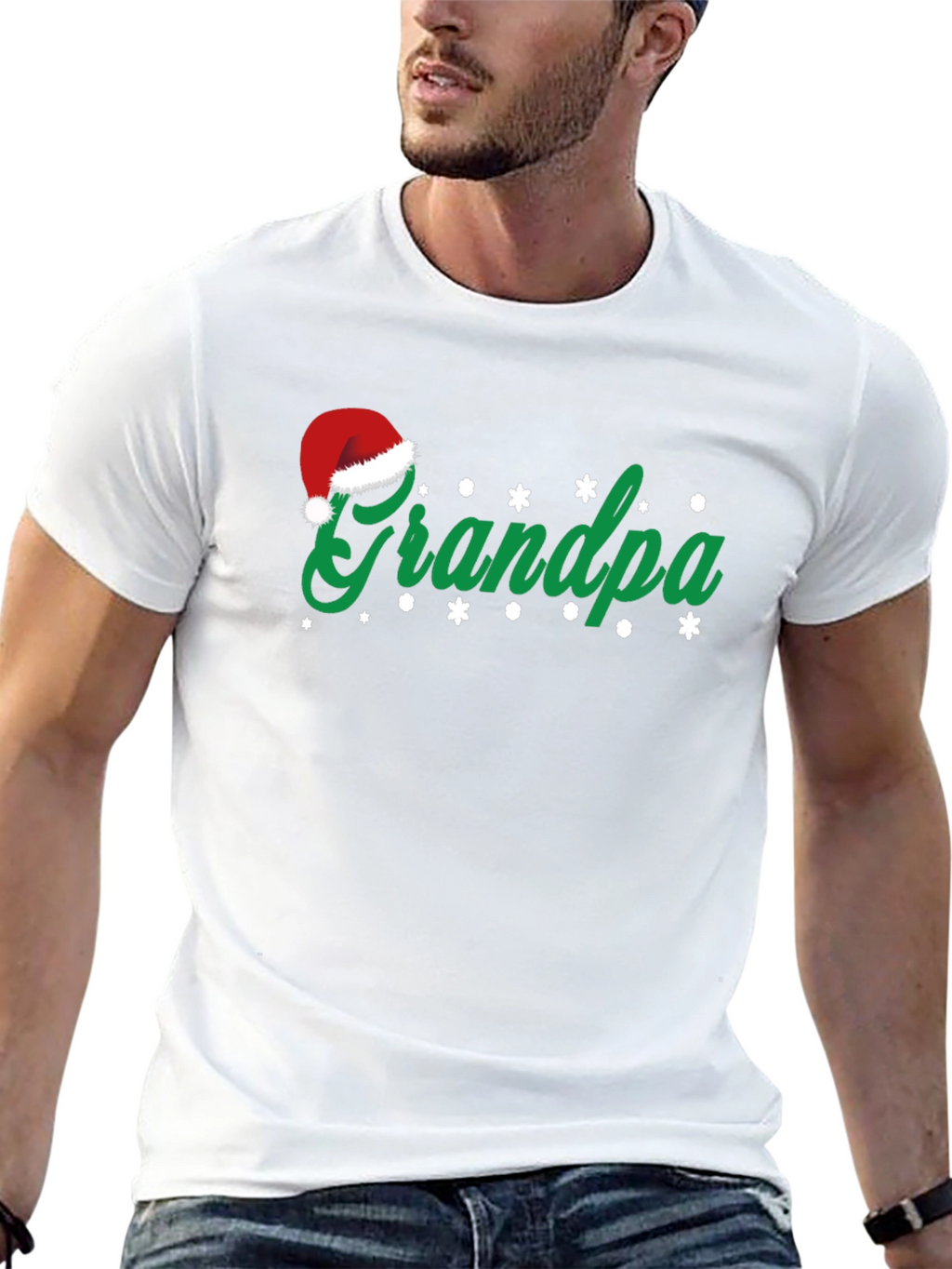 Christmas Grandpa Tee