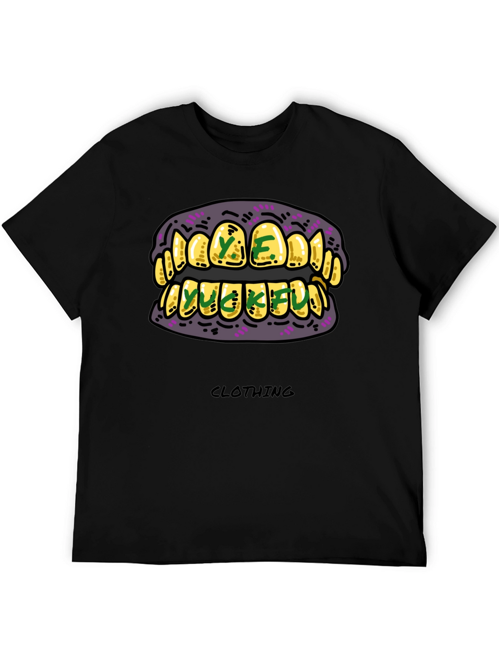 Gold Grillz Graphic T-Shirt - Unique Design