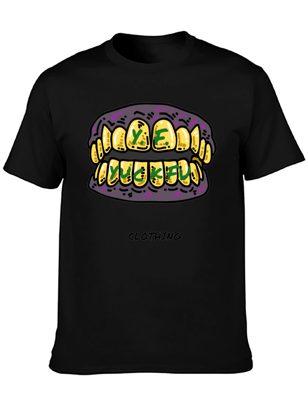 Gold Grillz Graphic T-Shirt - Unique Design