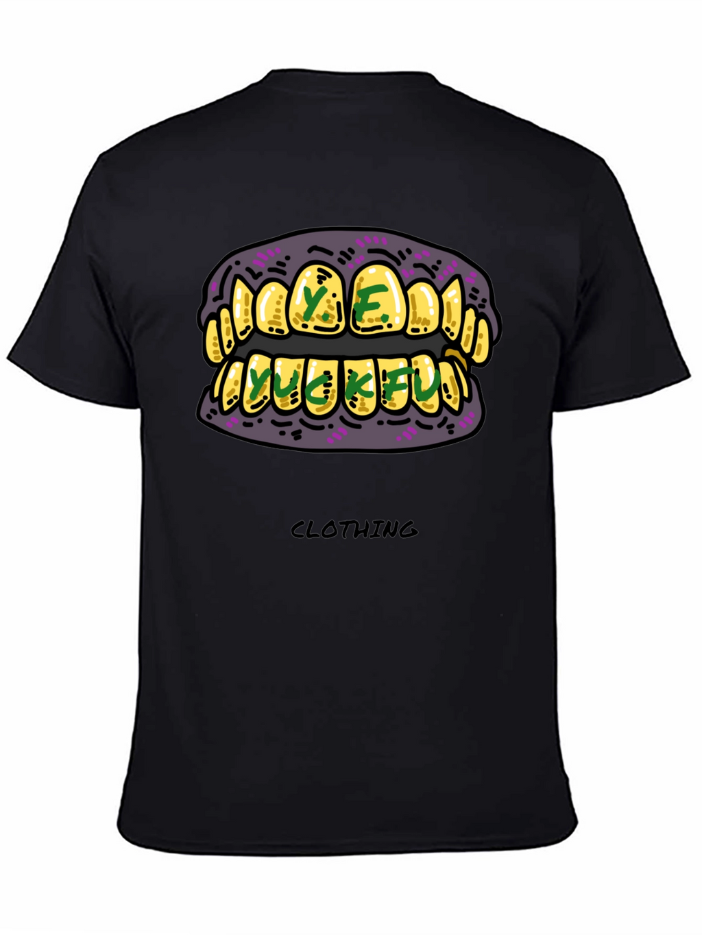 Gold Grillz Graphic T-Shirt - Unique Design