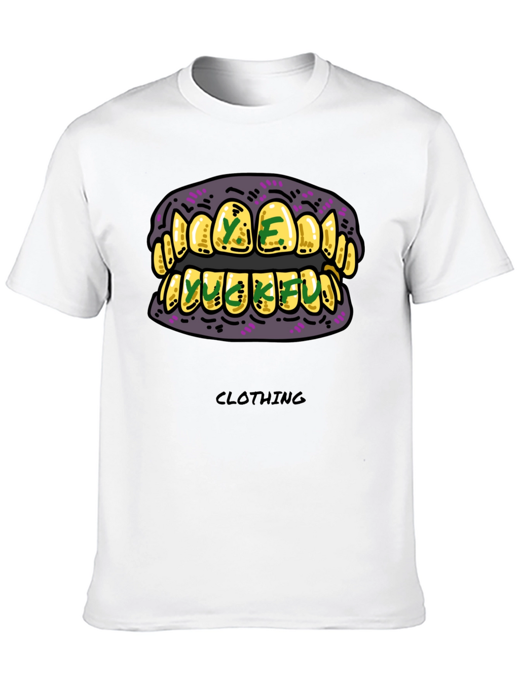 Gold Grillz Graphic T-Shirt - Unique Design