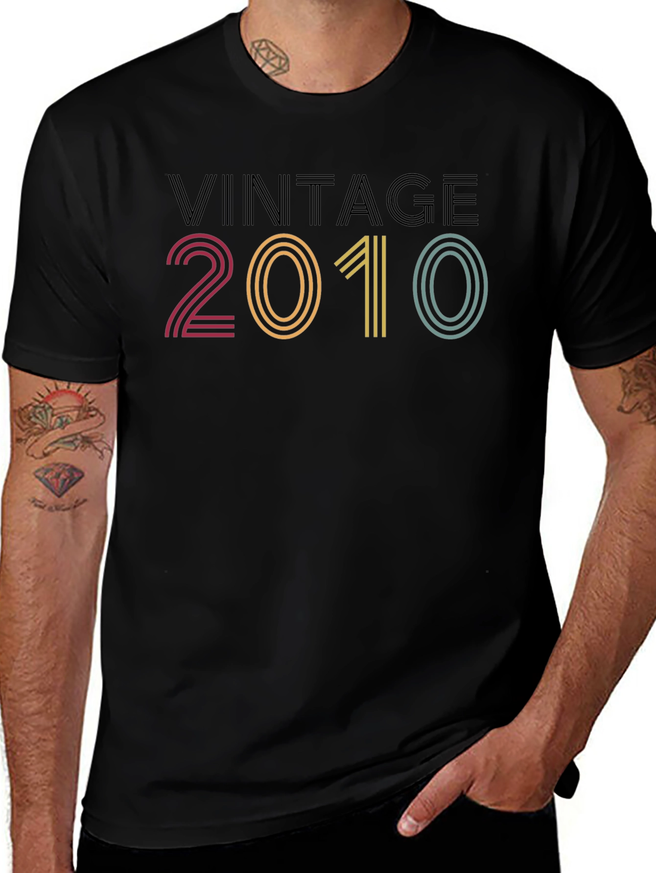 Vintage 2010 Graphic Tee - Retro Style