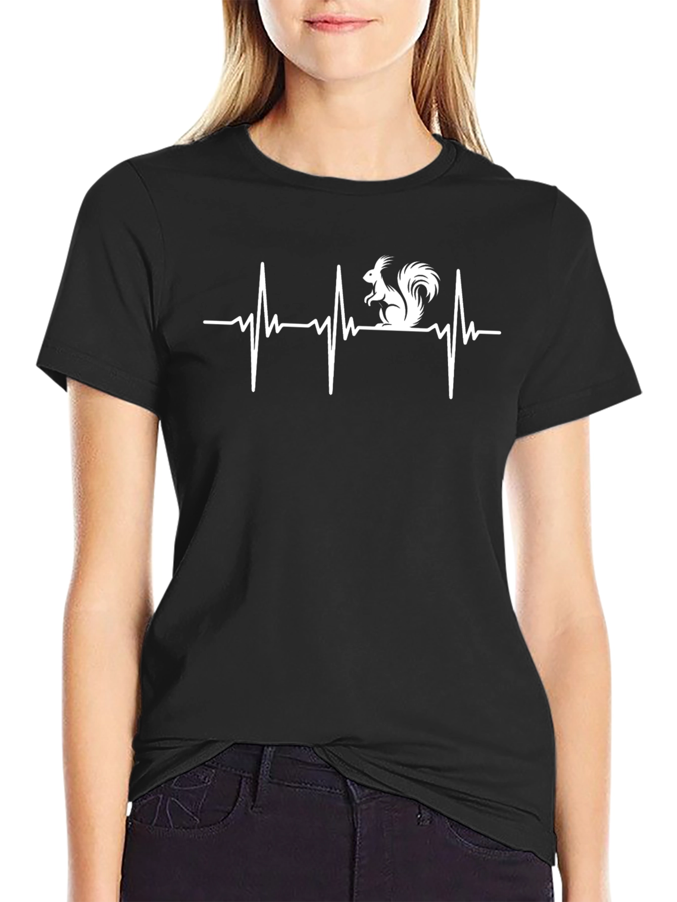 Squirrel Heartbeat Graphic Tee