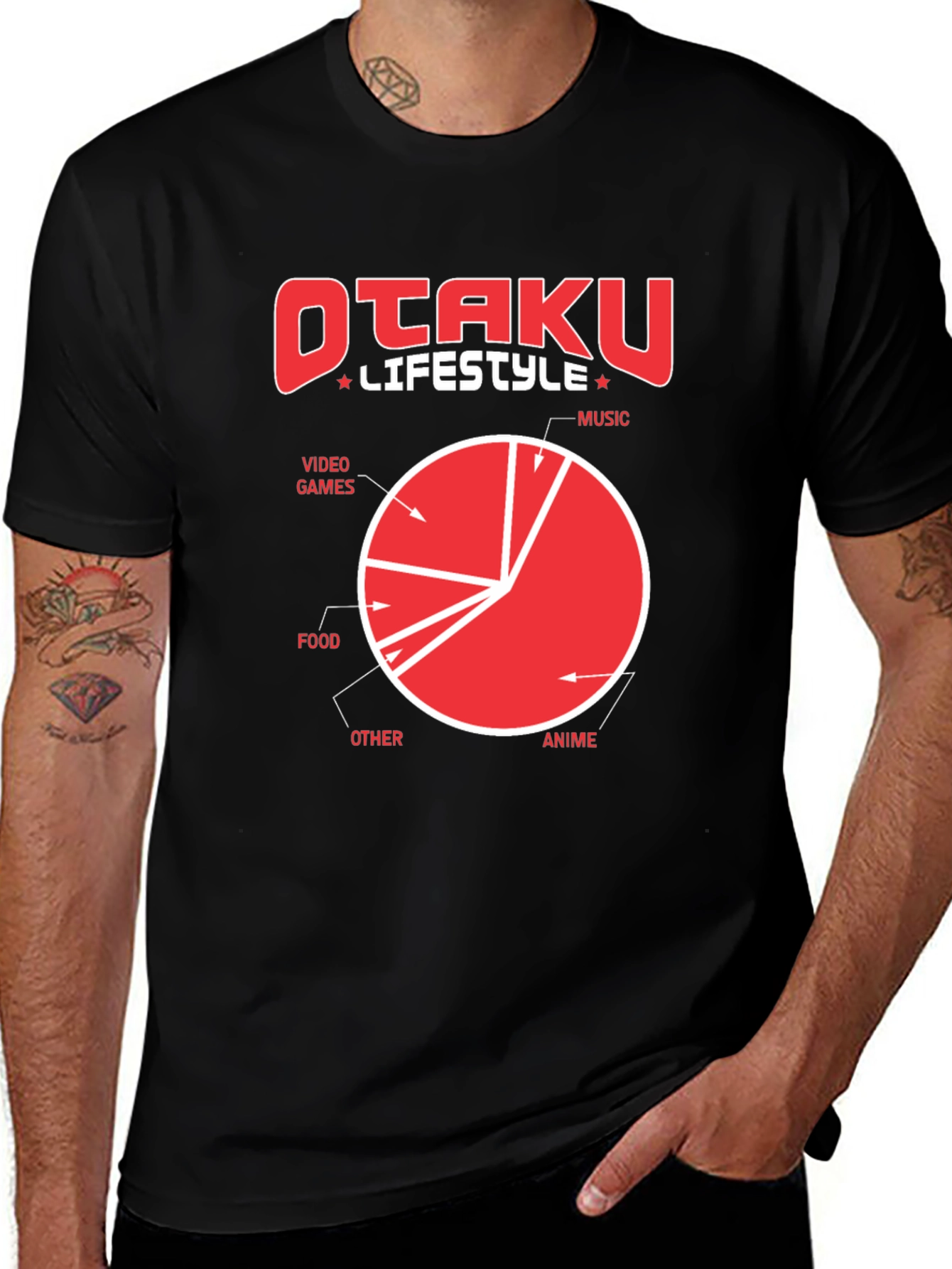Otaku Lifestyle T-Shirt - Anime Music & Video Games!