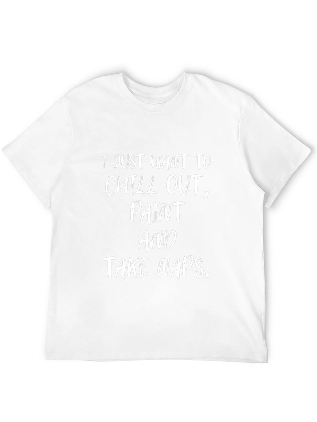 Chill Out Paint Naps Black Graphic Tee