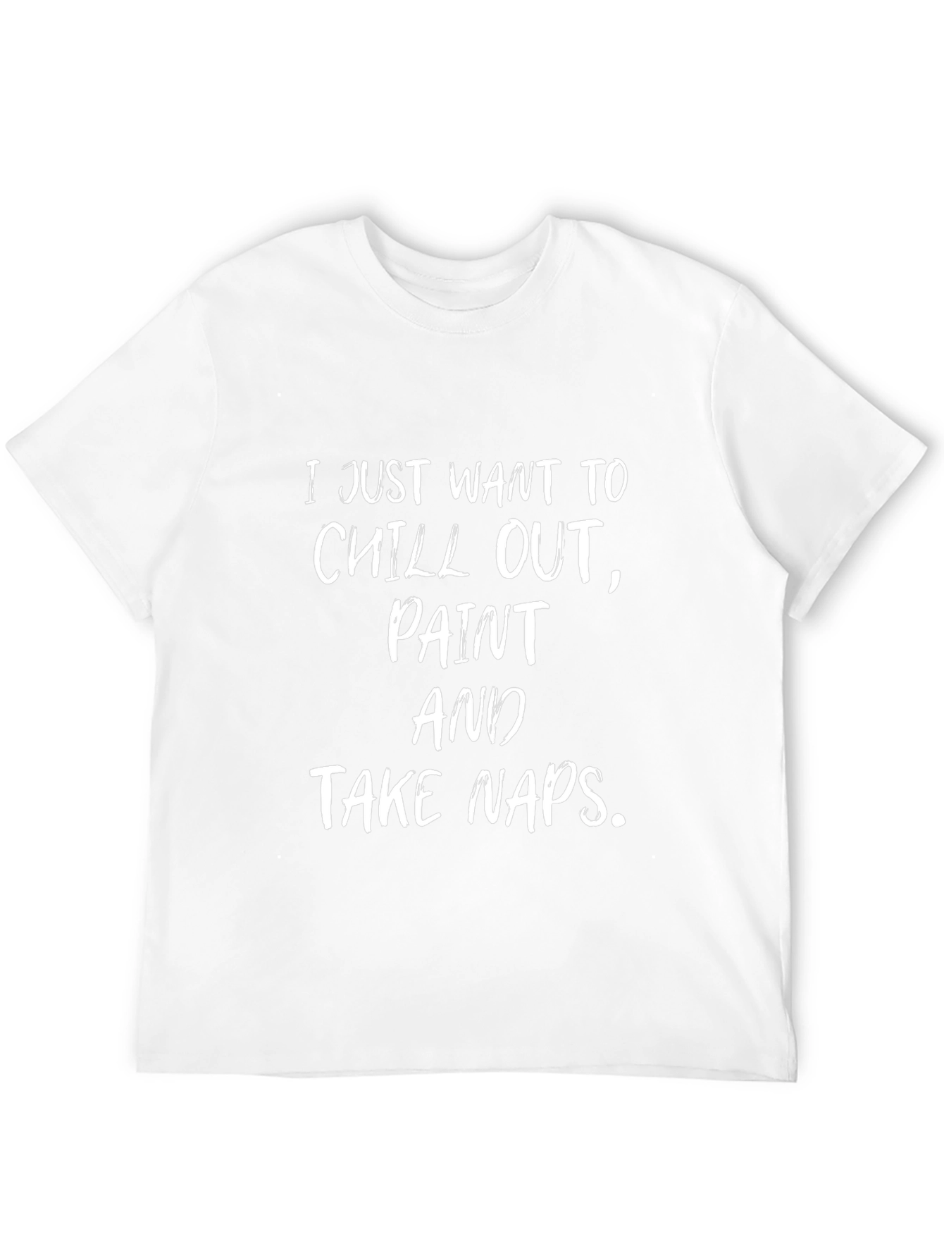 Chill Out Paint Naps Black Graphic Tee