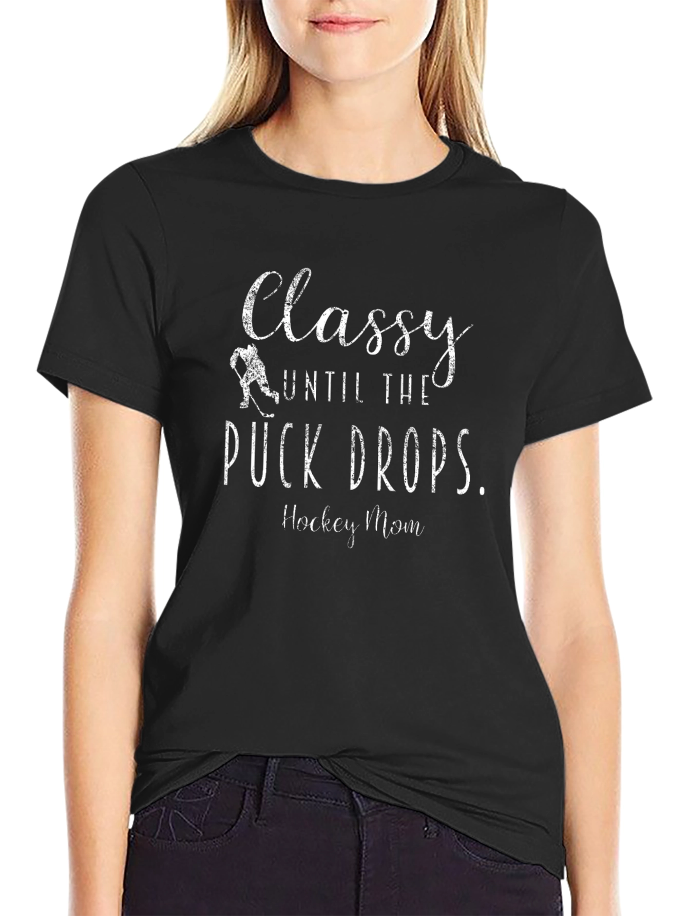 Classy Hockey Mom T-Shirt