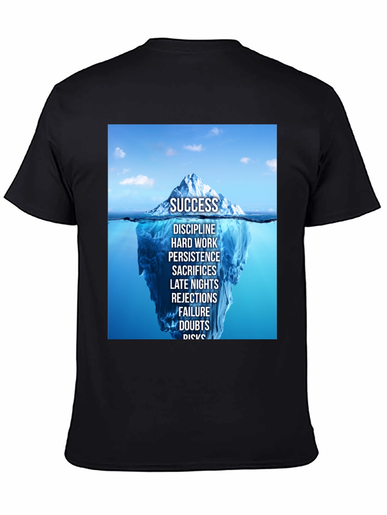 Success Iceberg Graphic T-Shirt - Achieve Your Goals