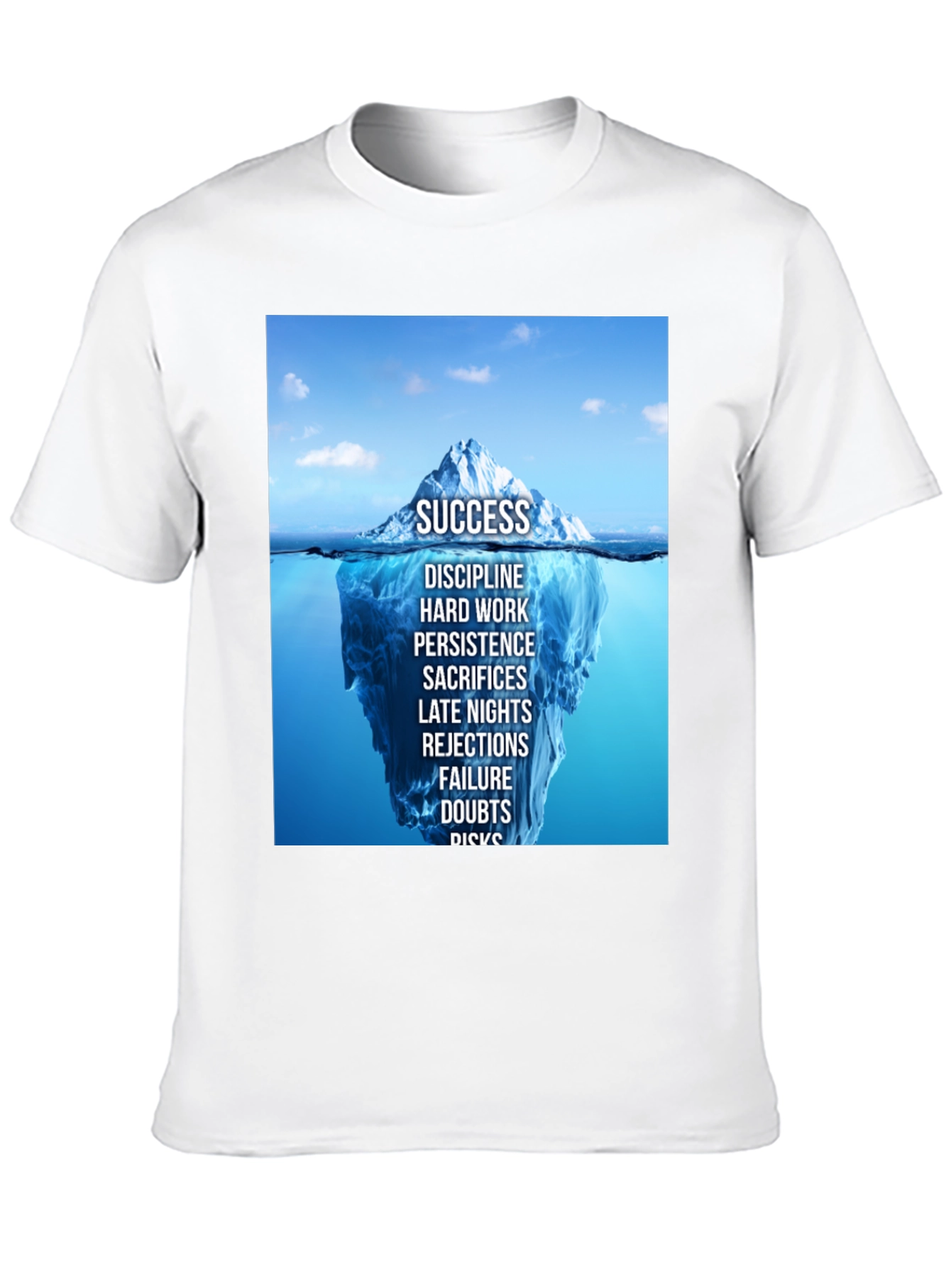Success Iceberg Graphic T-Shirt - Achieve Your Goals