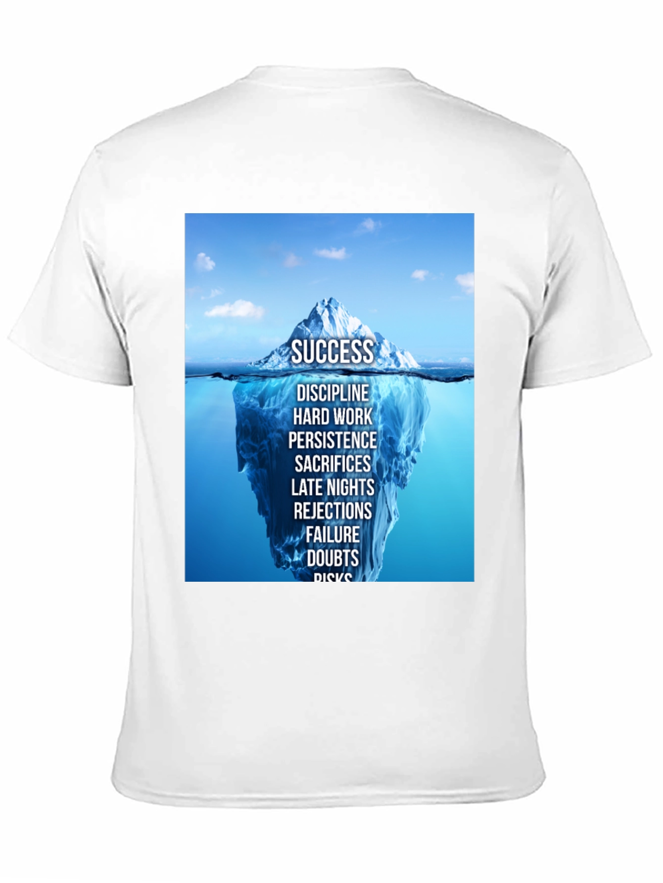Success Iceberg Graphic T-Shirt - Achieve Your Goals