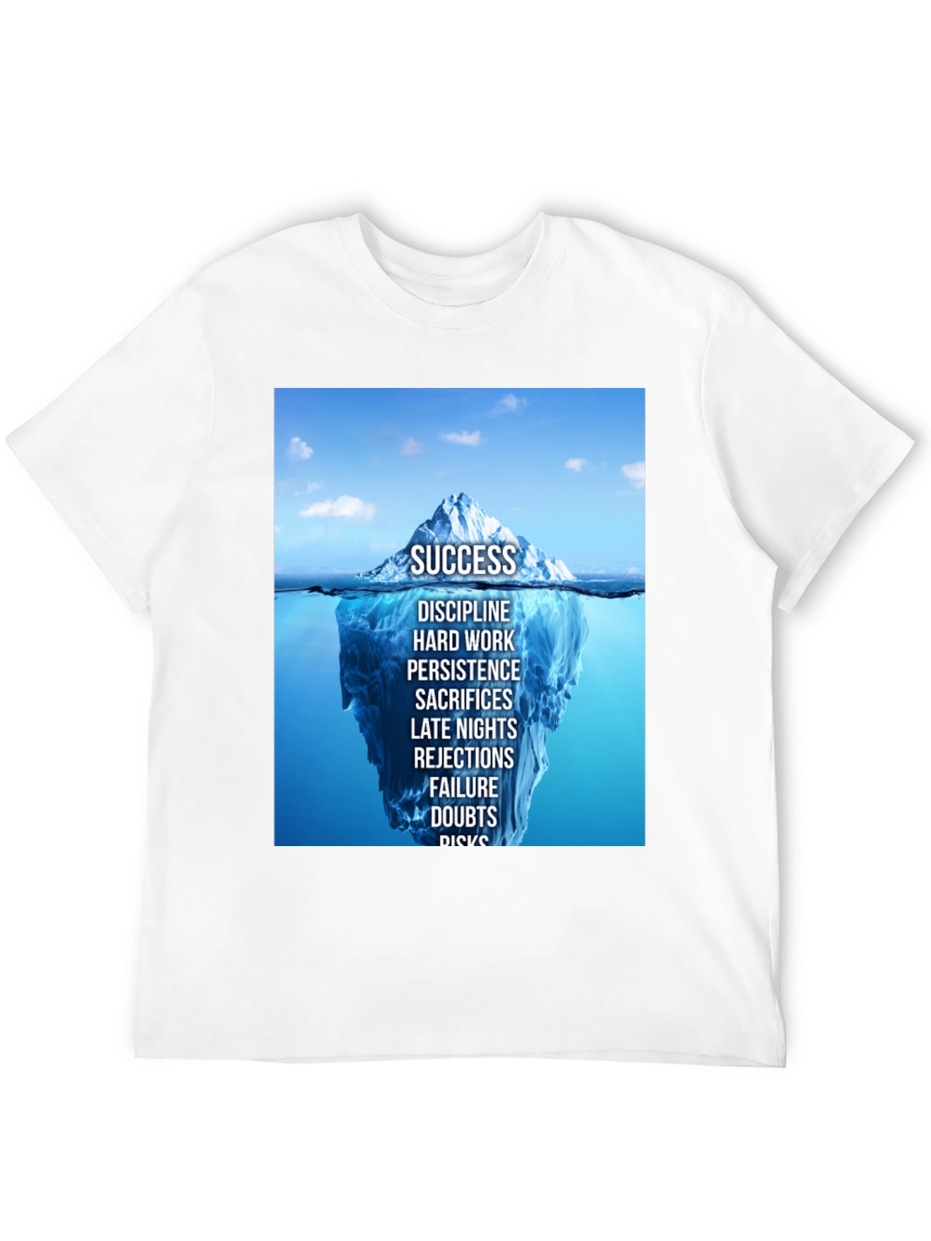 Success Iceberg Graphic T-Shirt - Achieve Your Goals
