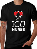 ICU Nurse T-Shirt - Medical Profession Tee