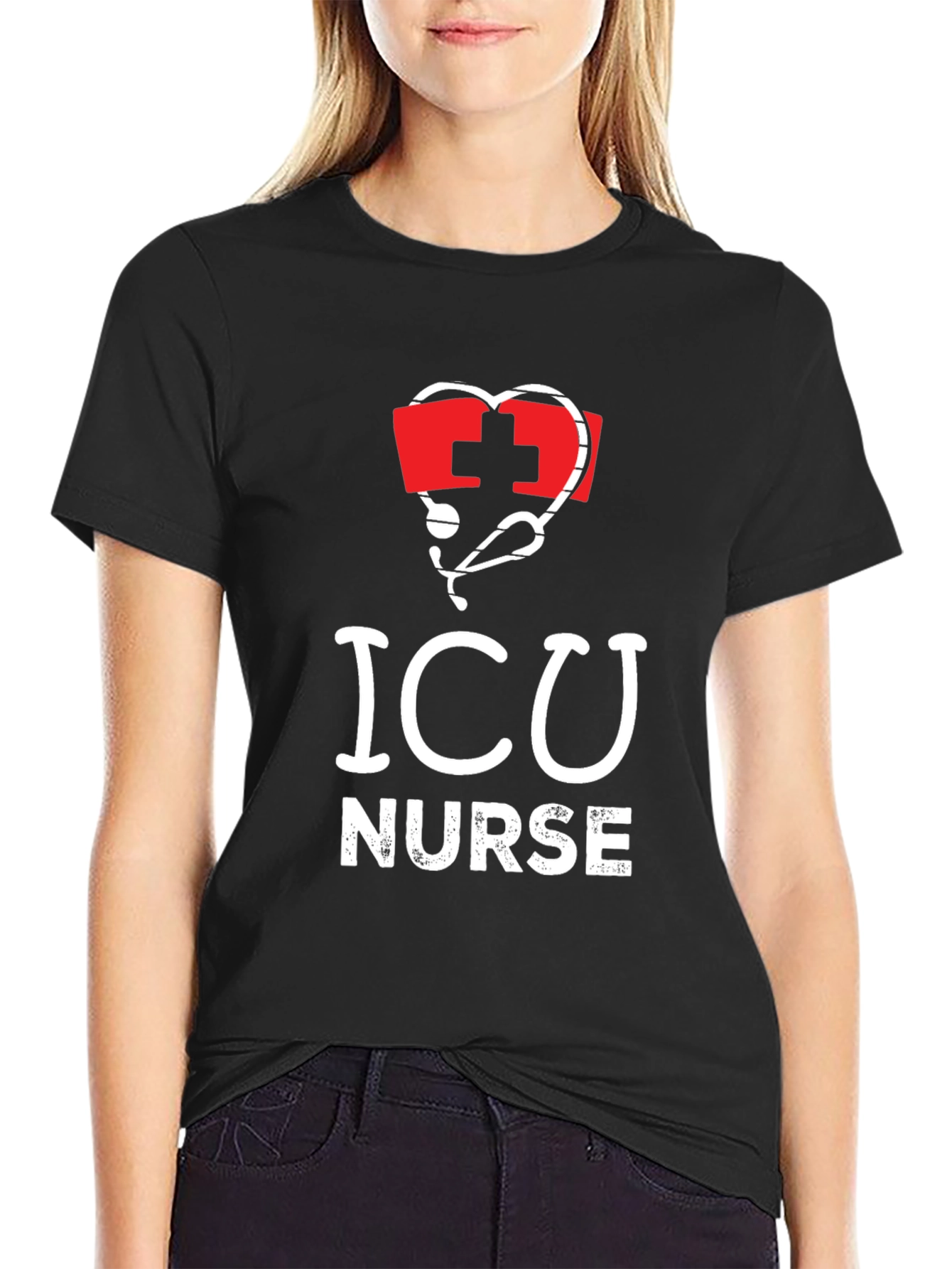 ICU Nurse T-Shirt - Medical Profession Tee