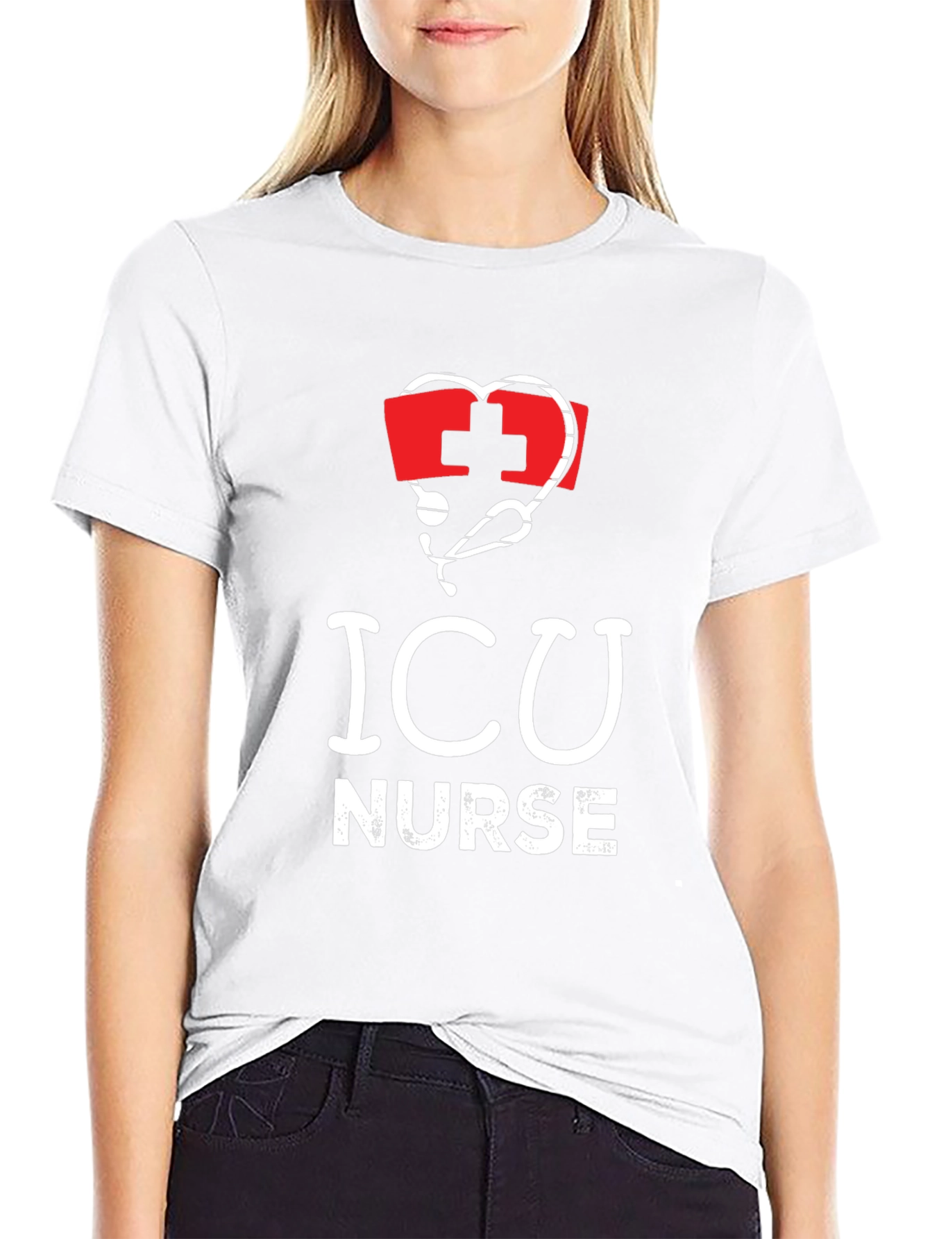 ICU Nurse T-Shirt - Medical Profession Tee