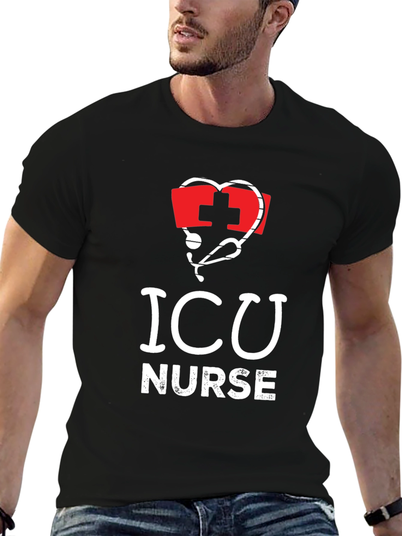 ICU Nurse T-Shirt - Medical Profession Tee
