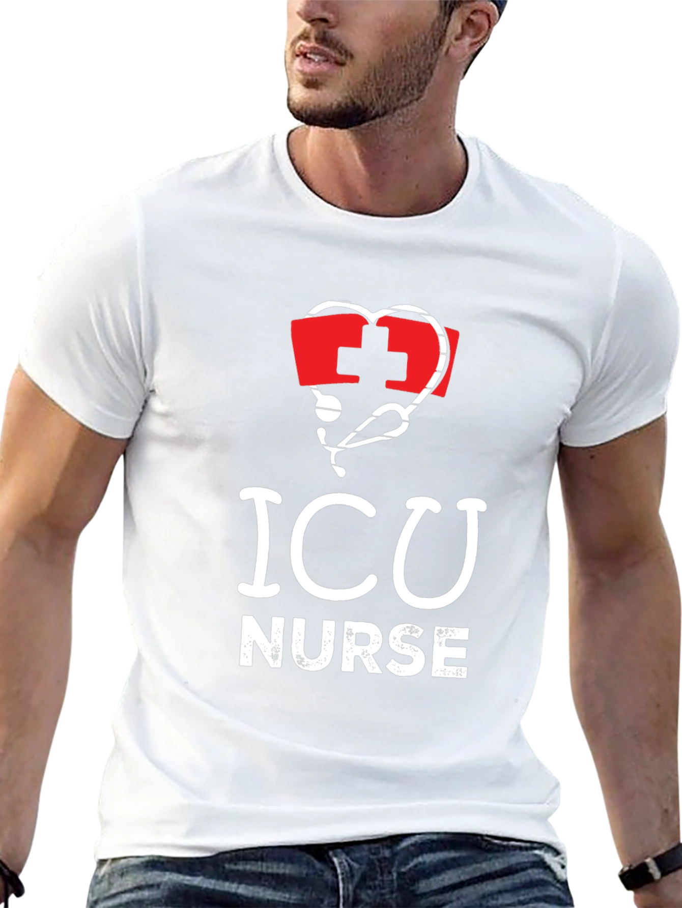 ICU Nurse T-Shirt - Medical Profession Tee