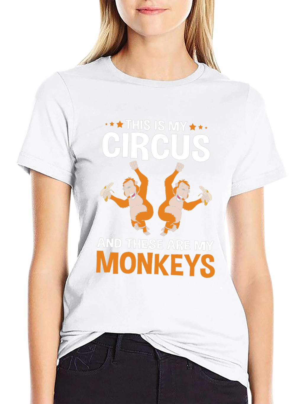 This Is My Circus Monkey Graphic T-Shirt