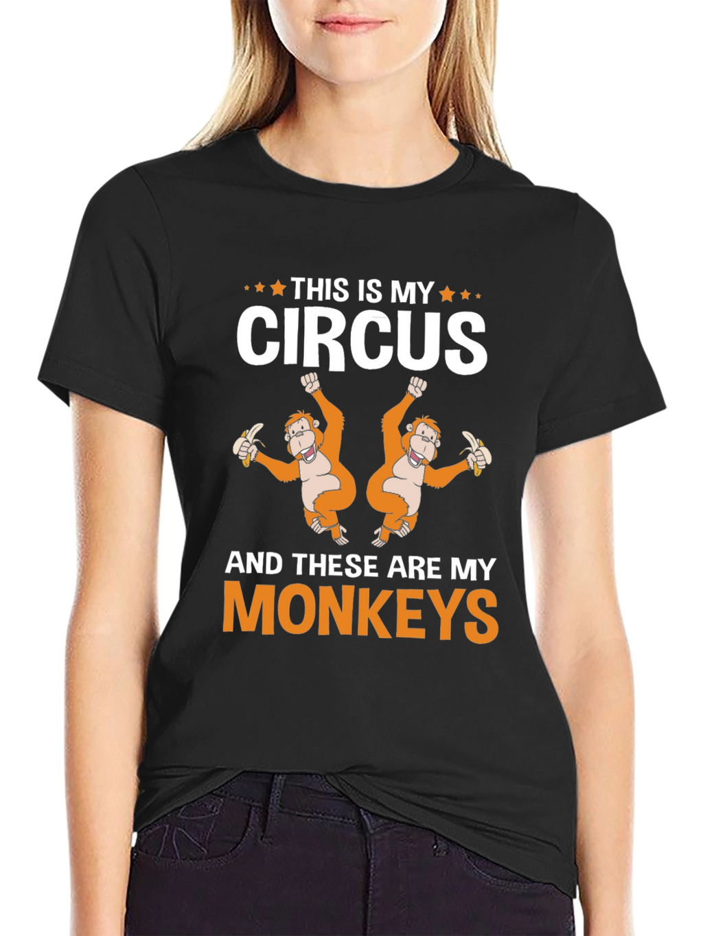 This Is My Circus Monkey Graphic T-Shirt