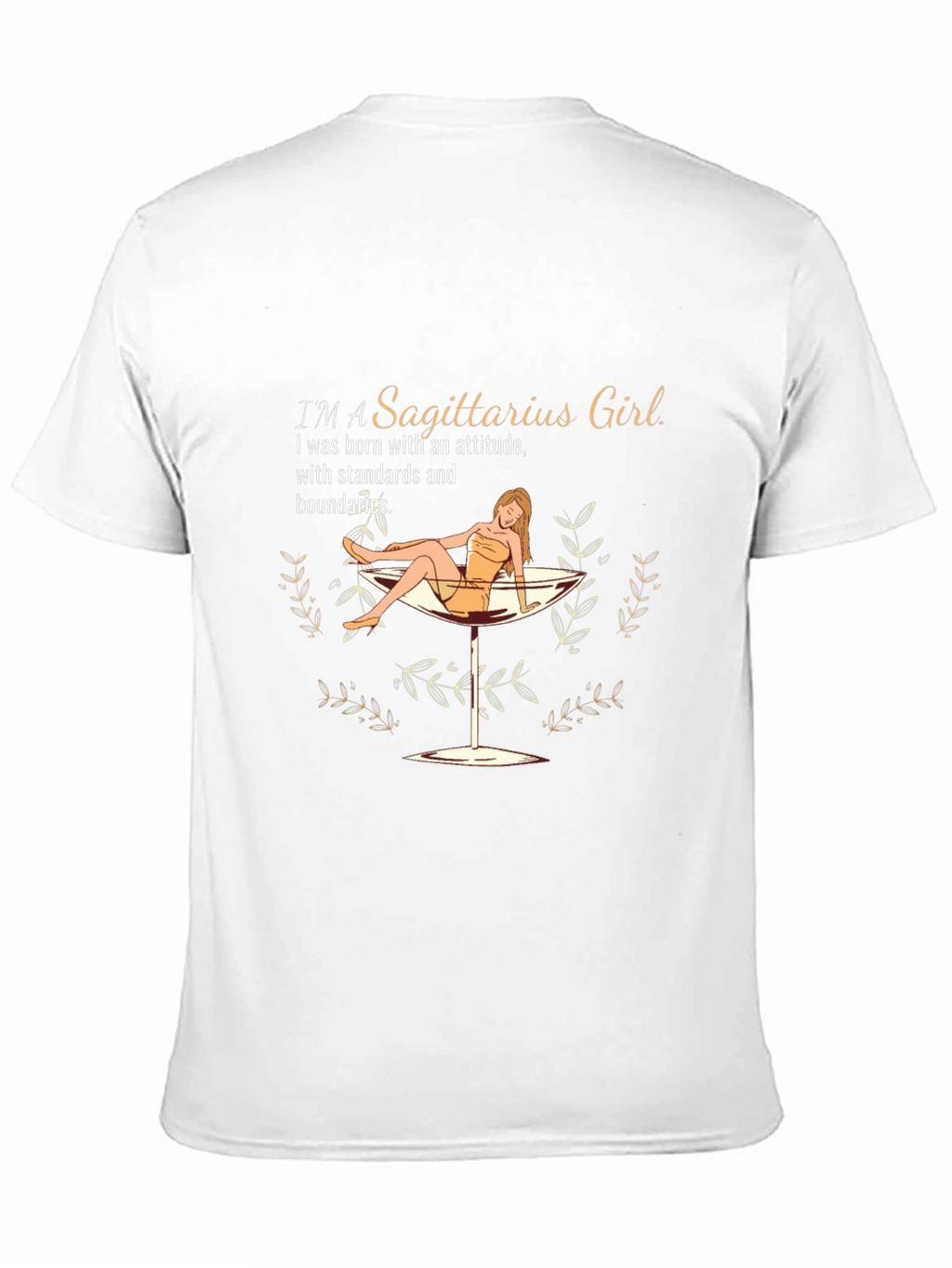 Sagittarius Girl Graphic T-Shirt - Zodiac Birthday Tee