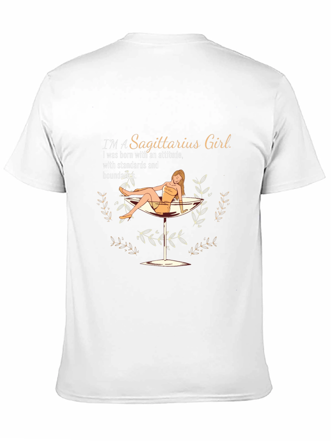 Sagittarius Girl Graphic T-Shirt - Zodiac Birthday Tee
