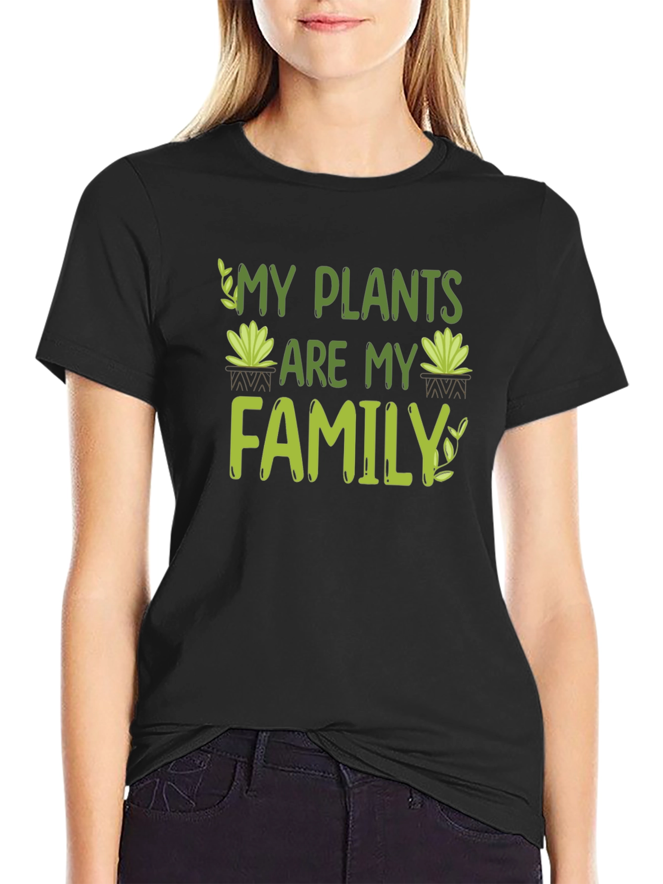 My Plants are My Family T-Shirt - Plant Lover Tee