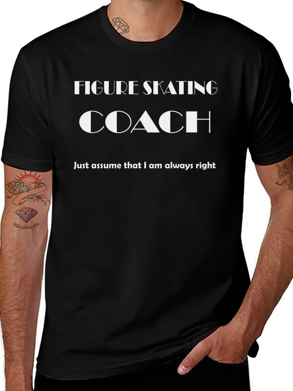 Figure Skating Coach T-Shirt - Always Right Tee