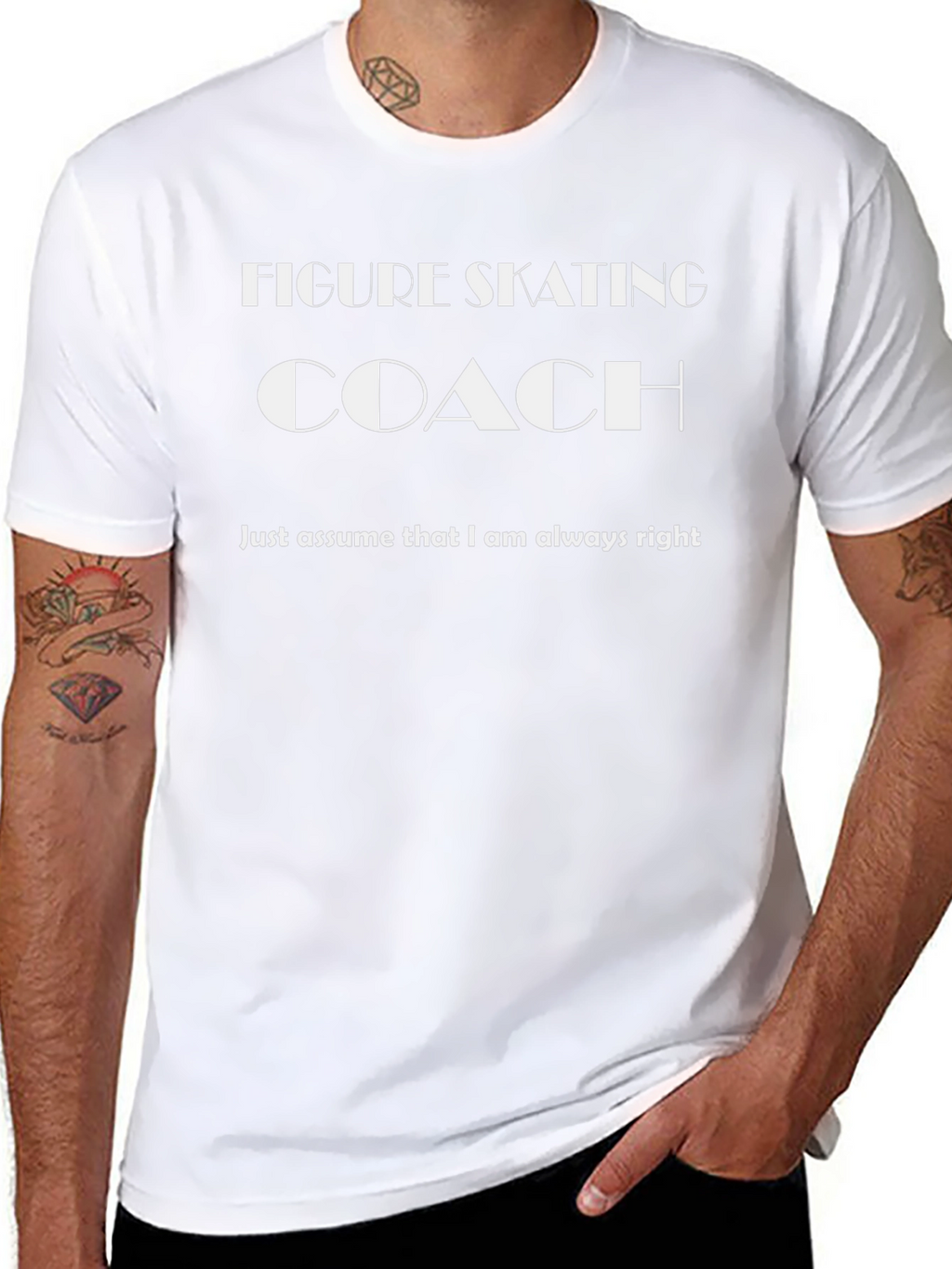 Figure Skating Coach T-Shirt - Always Right Tee