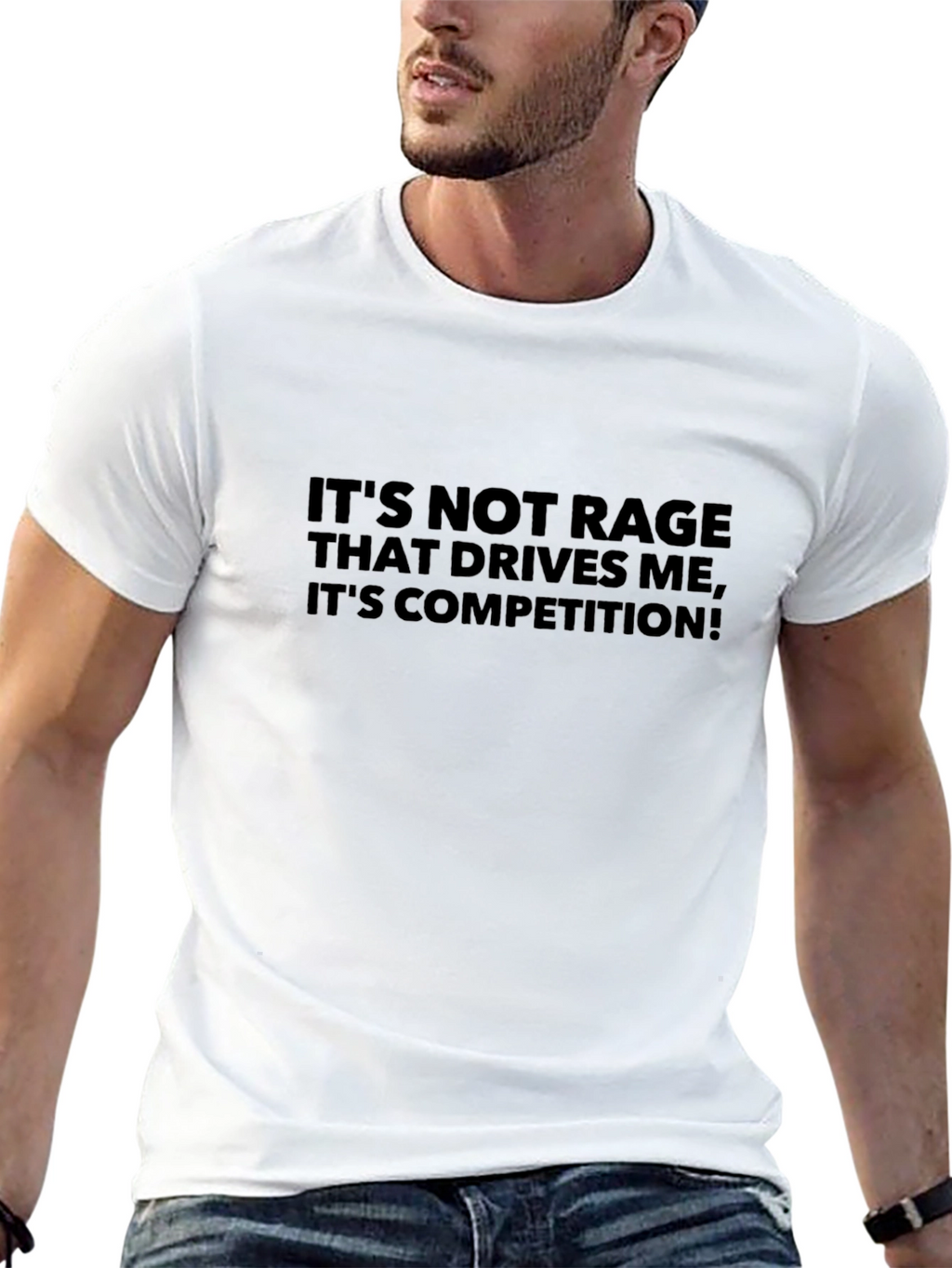 Competition Driven Black T-Shirt