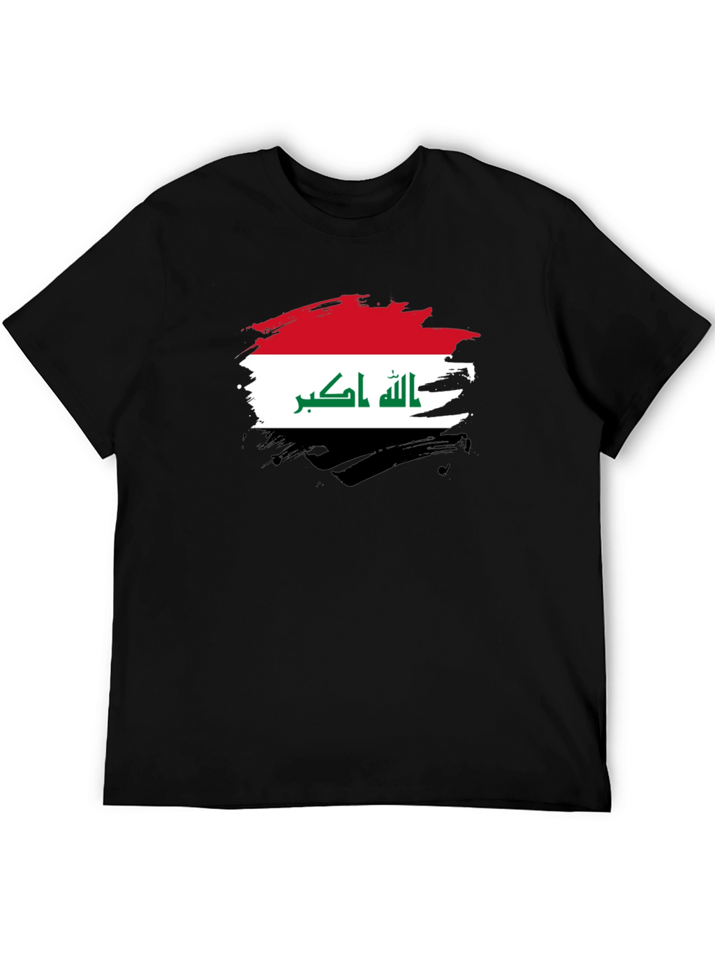 Iraq Flag Brushstroke T-Shirt