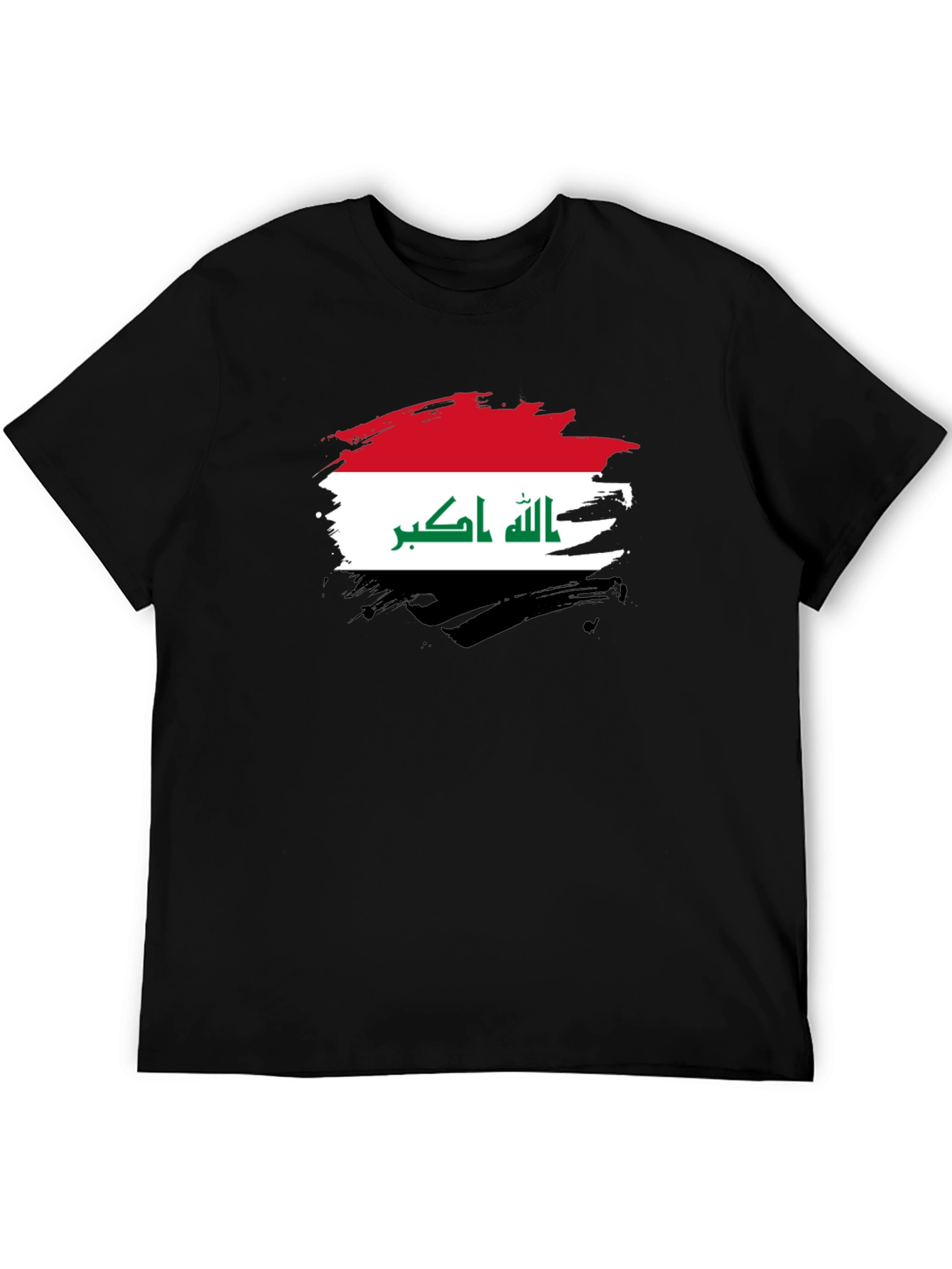 Iraq Flag Brushstroke T-Shirt