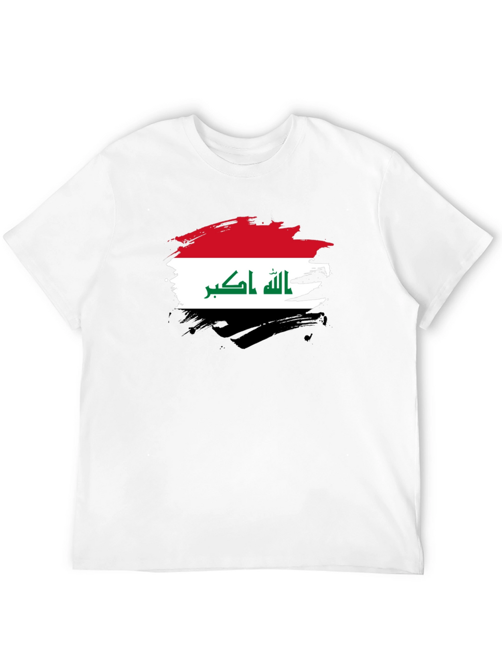 Iraq Flag Brushstroke T-Shirt