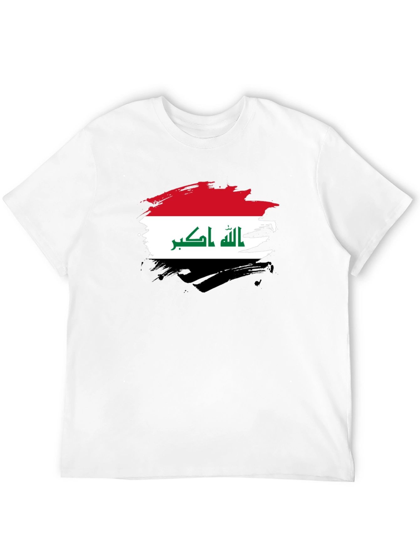 Iraq Flag Brushstroke T-Shirt