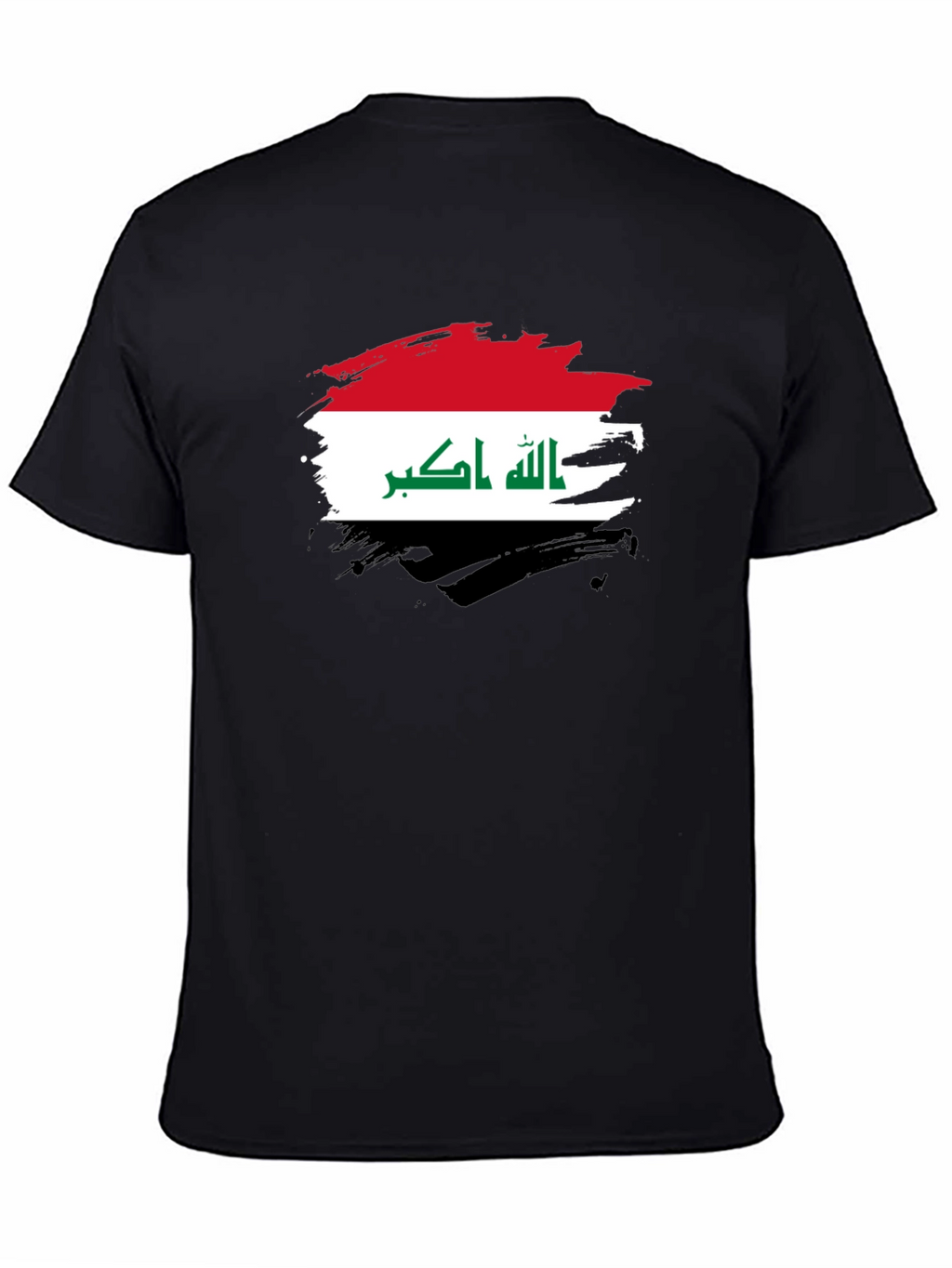 Iraq Flag Brushstroke T-Shirt