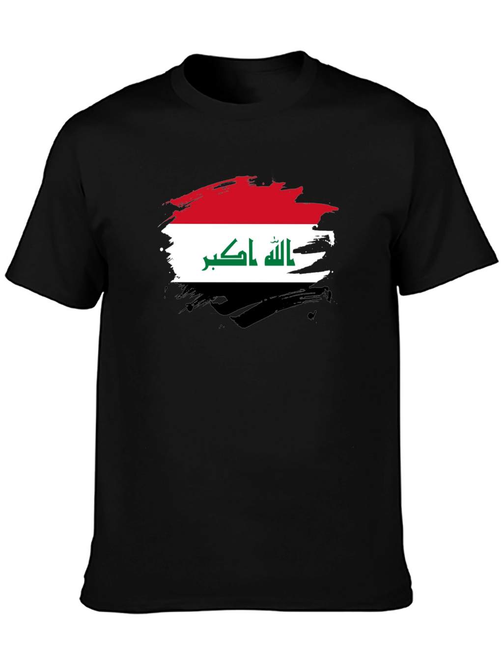 Iraq Flag Brushstroke T-Shirt