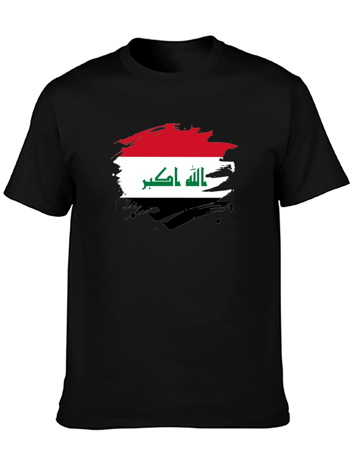 Iraq Flag Brushstroke T-Shirt