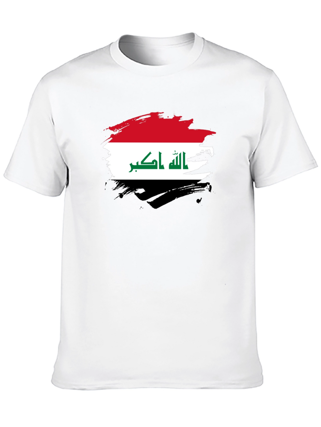 Iraq Flag Brushstroke T-Shirt