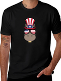 Patriotic Donkey T-Shirt - USA Pride