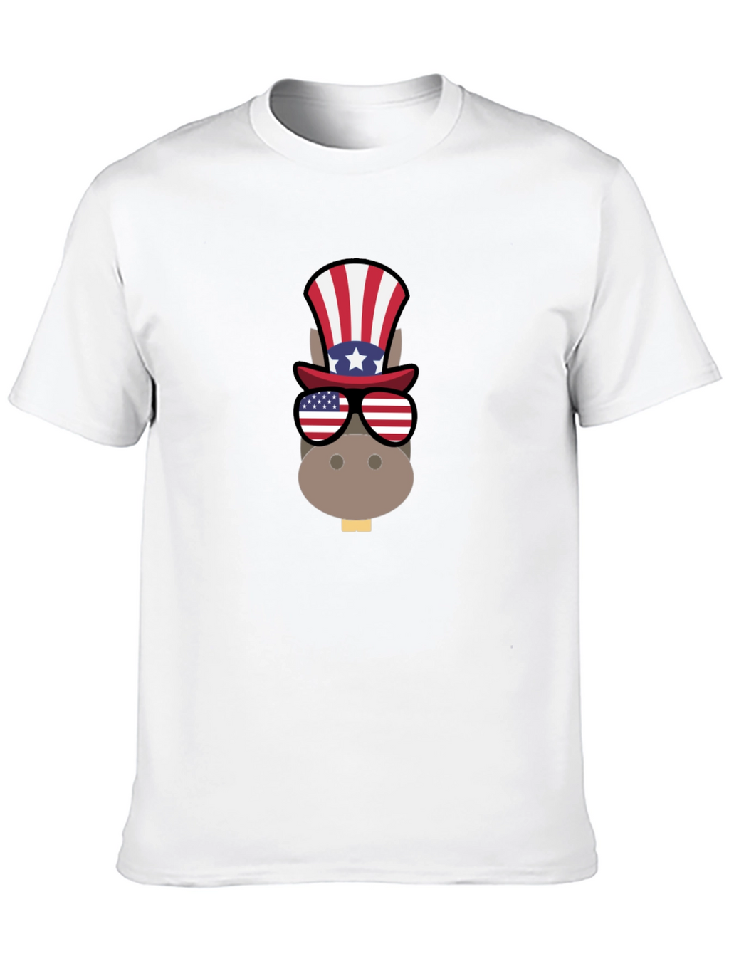 Patriotic Donkey T-Shirt - USA Pride