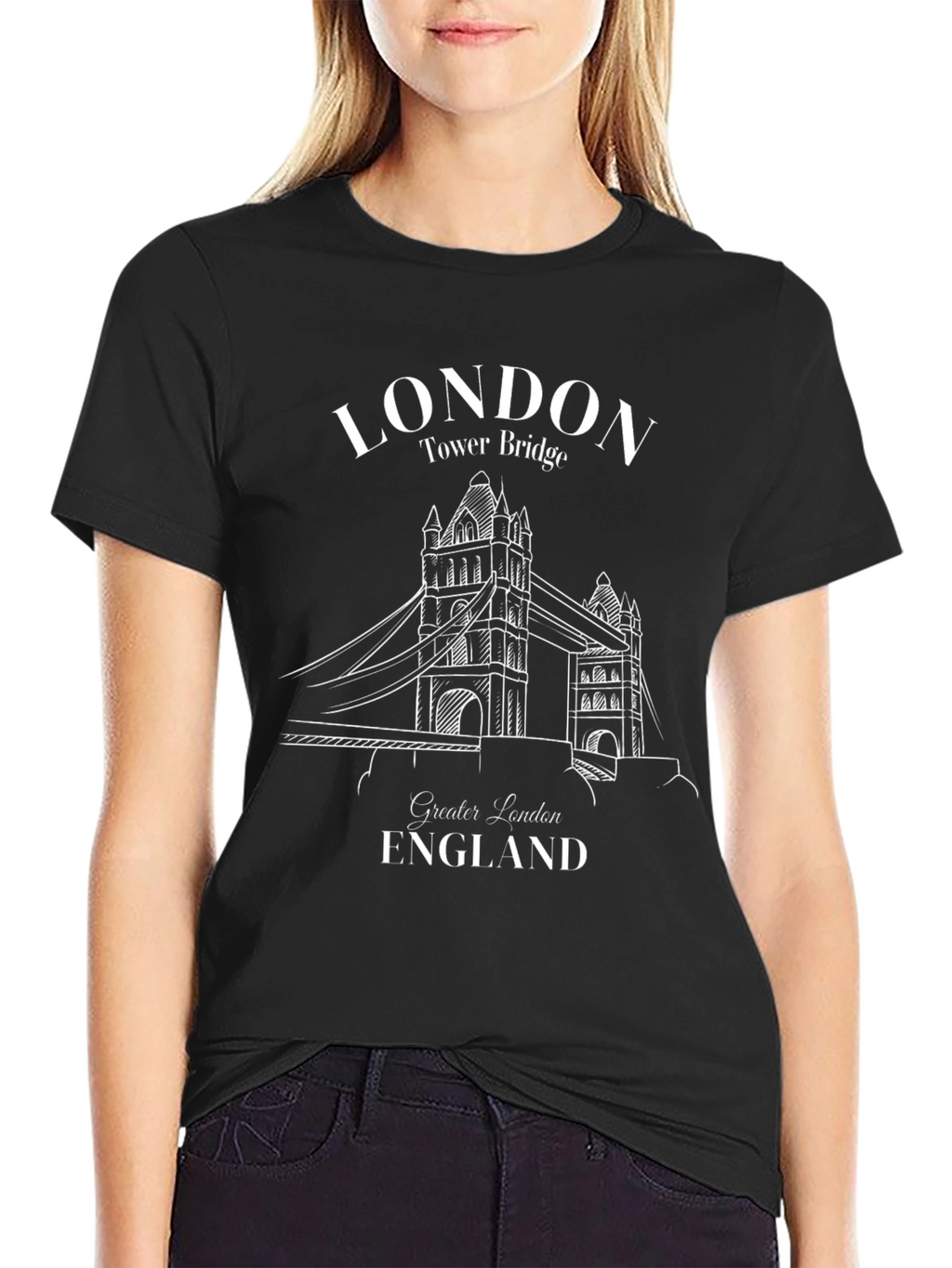 London Tower Bridge Graphic T-Shirt