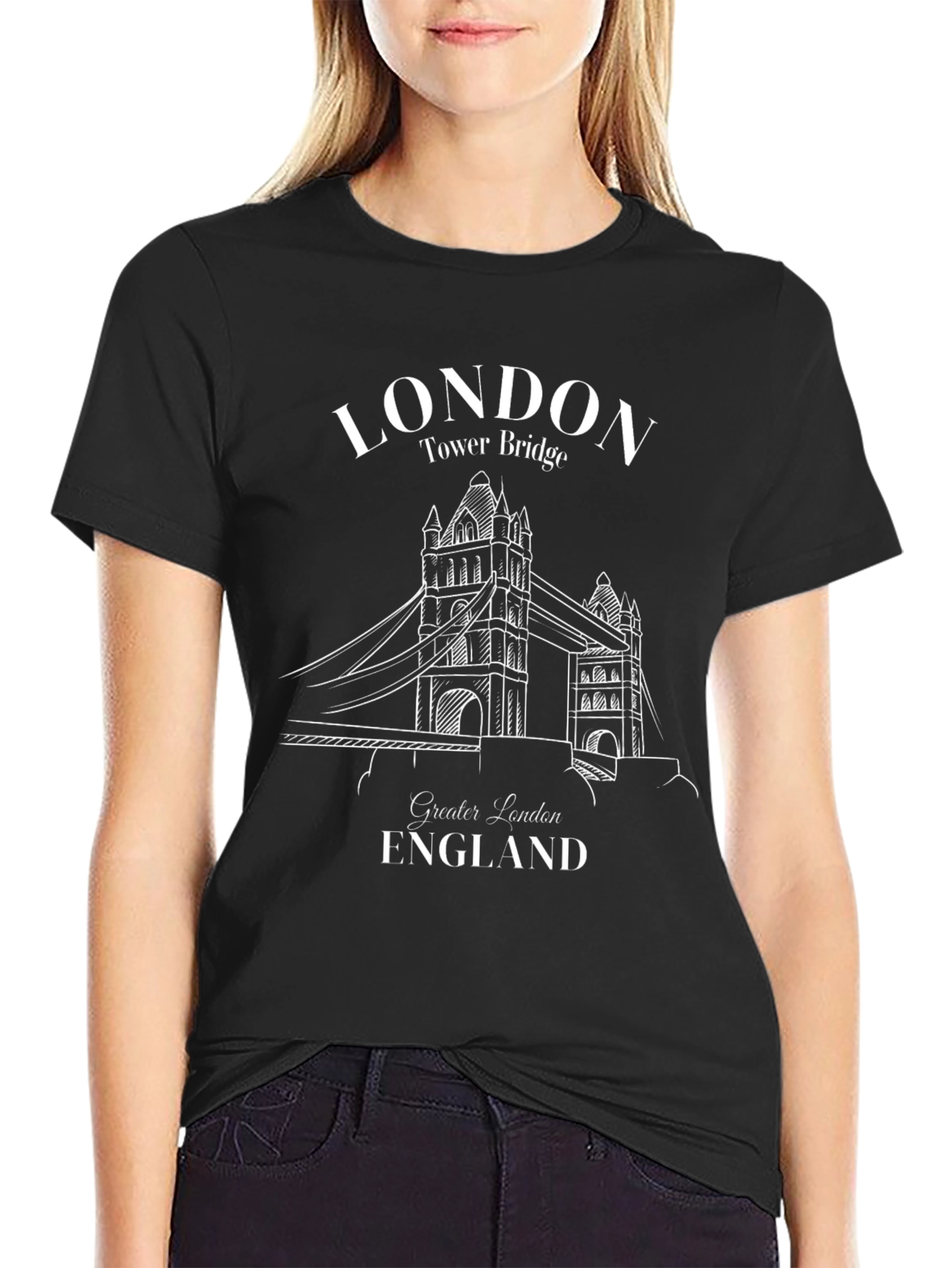 London Tower Bridge Graphic T-Shirt