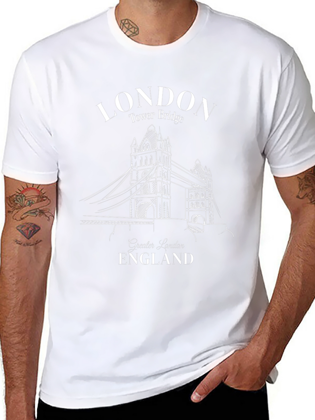 London Tower Bridge Graphic T-Shirt