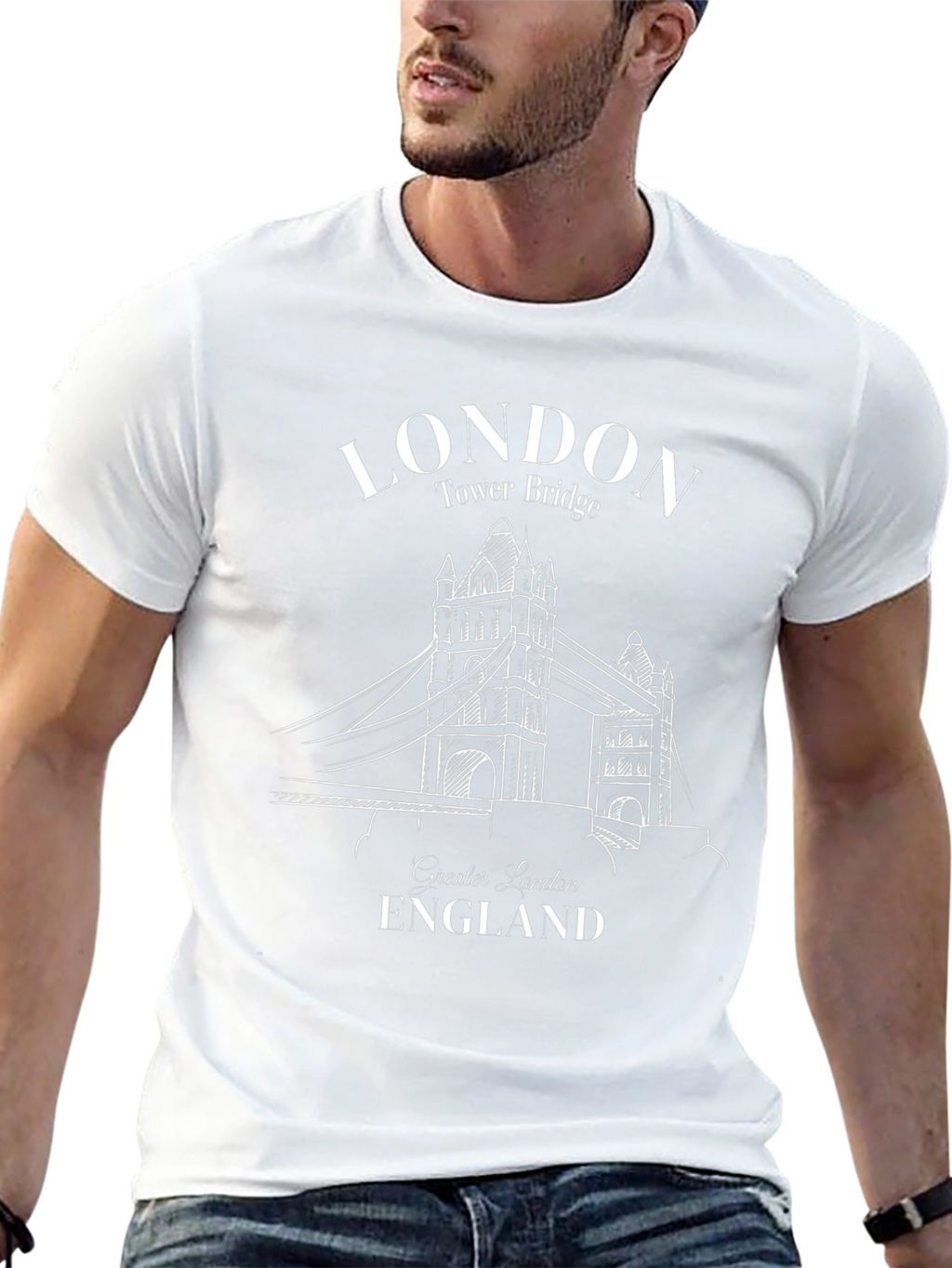 London Tower Bridge Graphic T-Shirt