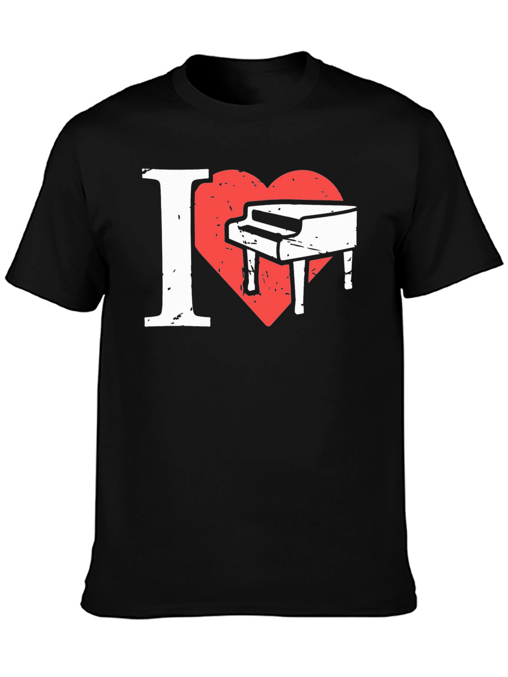 I Love Piano Graphic Tee